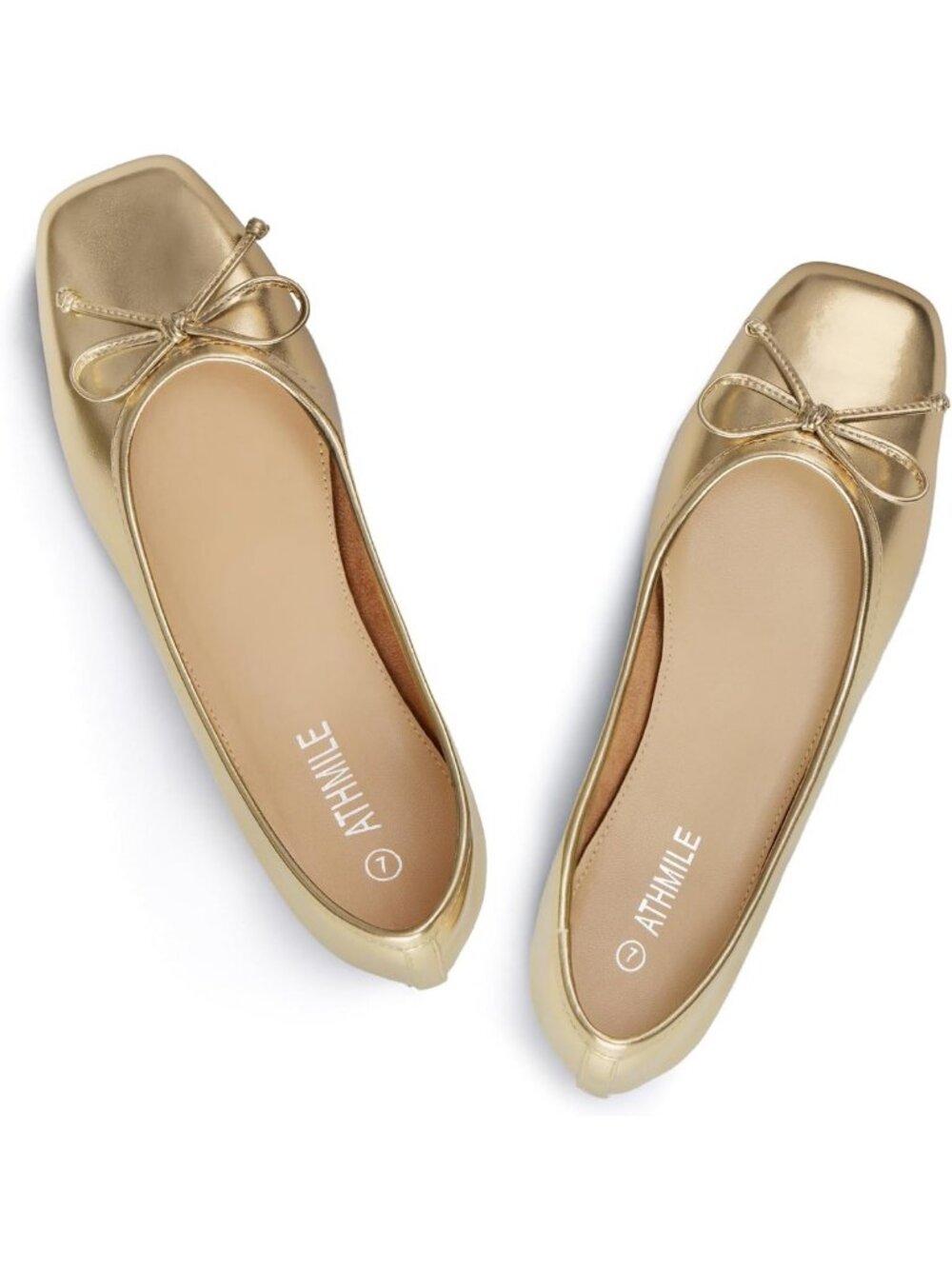 Stylish Square Toe Ballet Flats for Women | Dressy Casual Ballerina Shoes